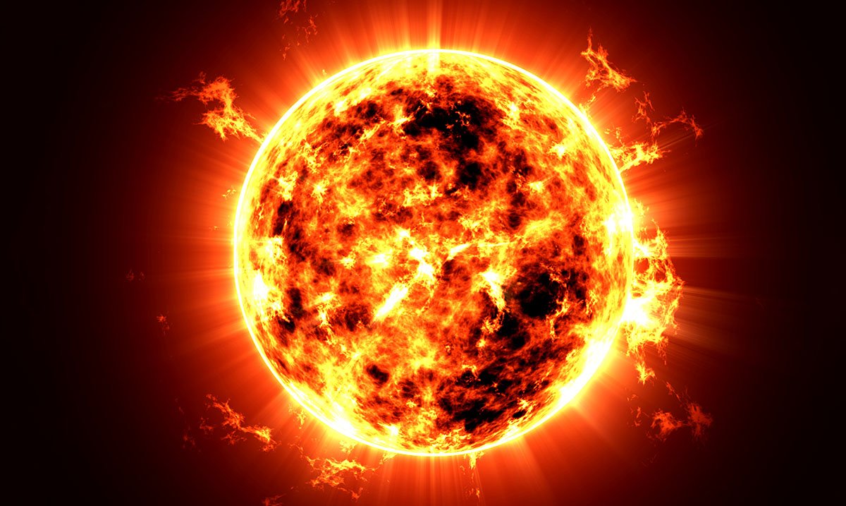 Миф 3: Солнце выглядит как огненный шар